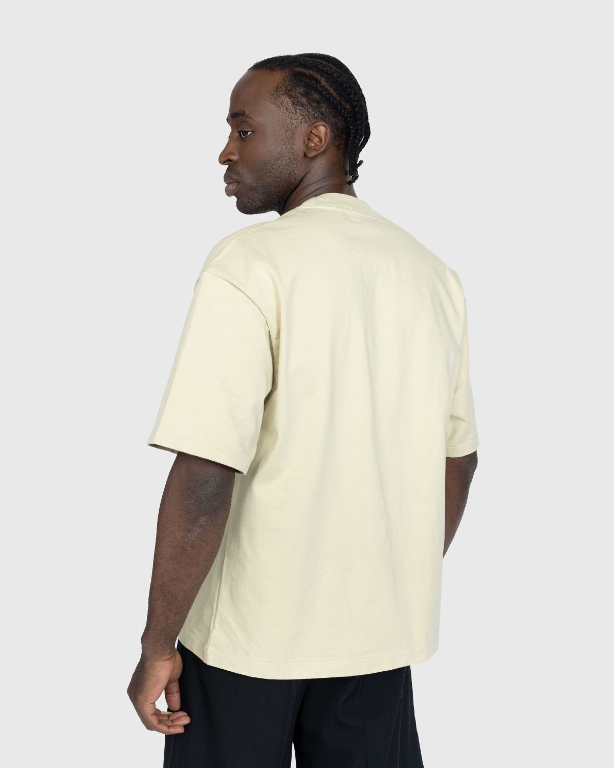 Auralee – Stand-Up Tee Green | Highsnobiety Shop