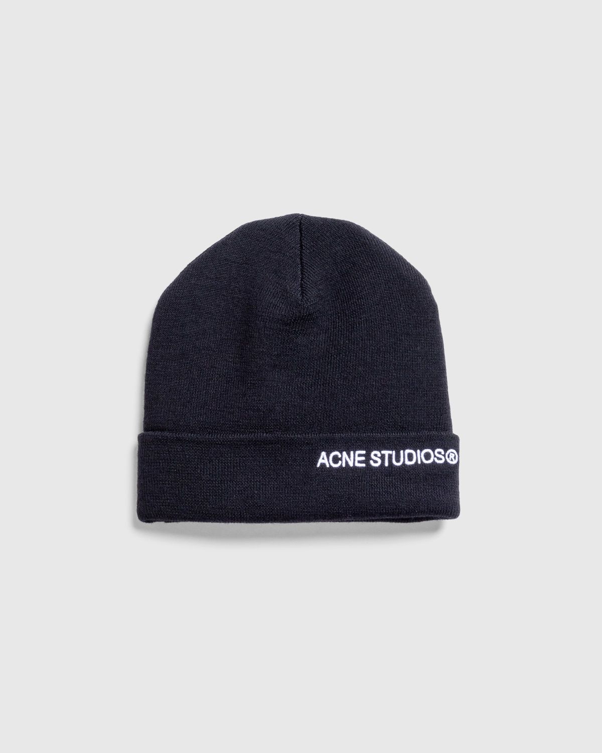 Acne Studios – Embroidered Logo Beanie Black | Highsnobiety Shop