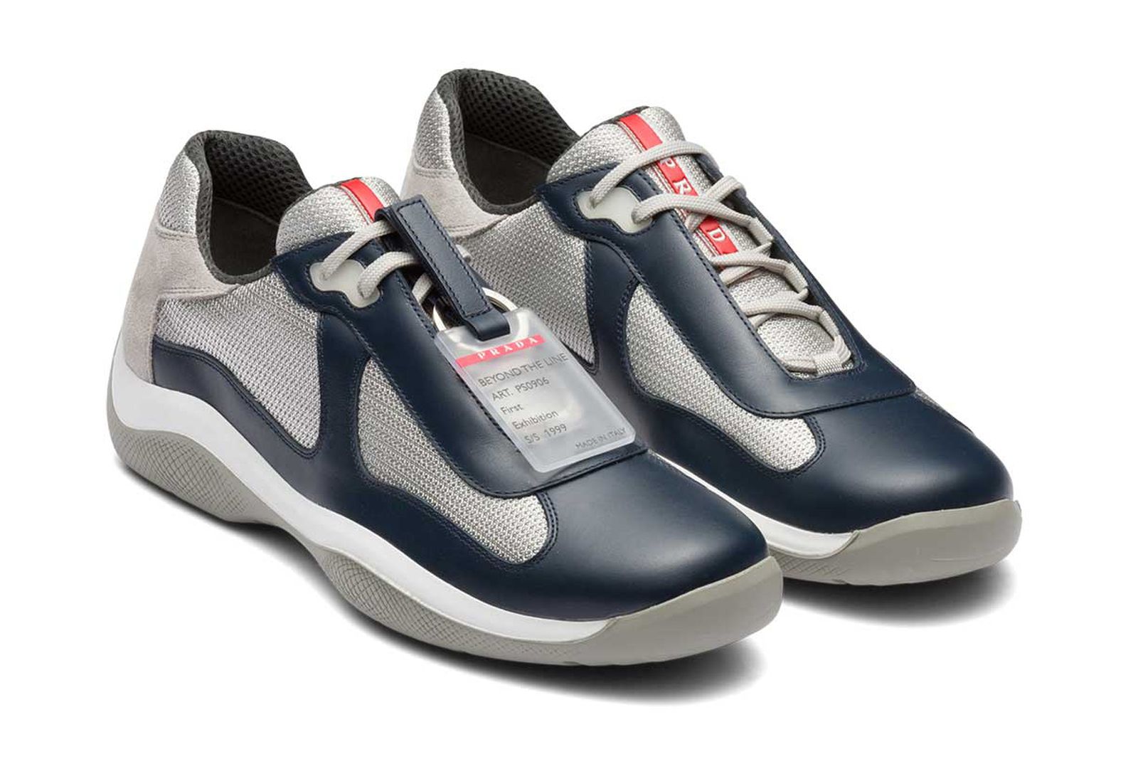 Prada's America's Cup Sneaker Original Colorways, Velcro