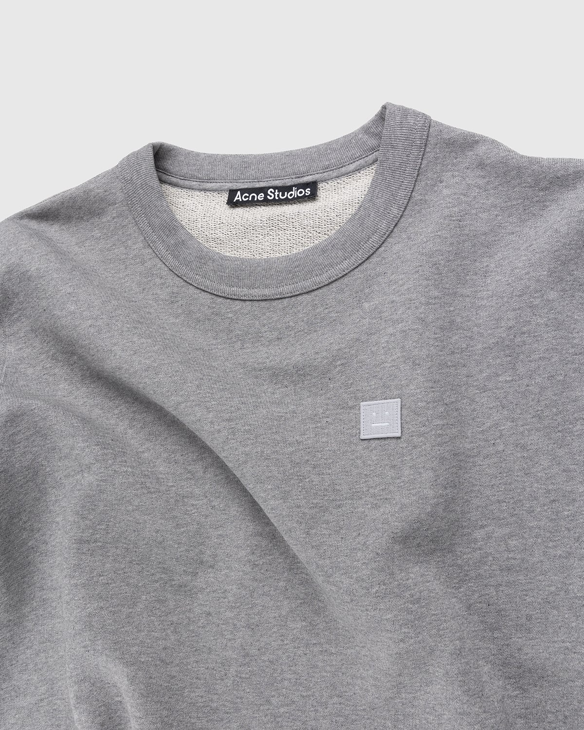 Acne Studios – Organic Cotton Crewneck Sweatshirt Light Grey