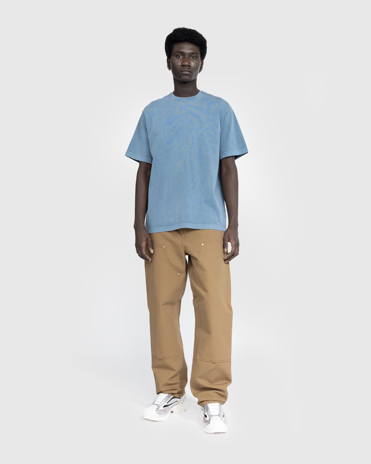 Carhartt Wip – S S Taos T-shirt Vancouver Blue Garment-dyed 