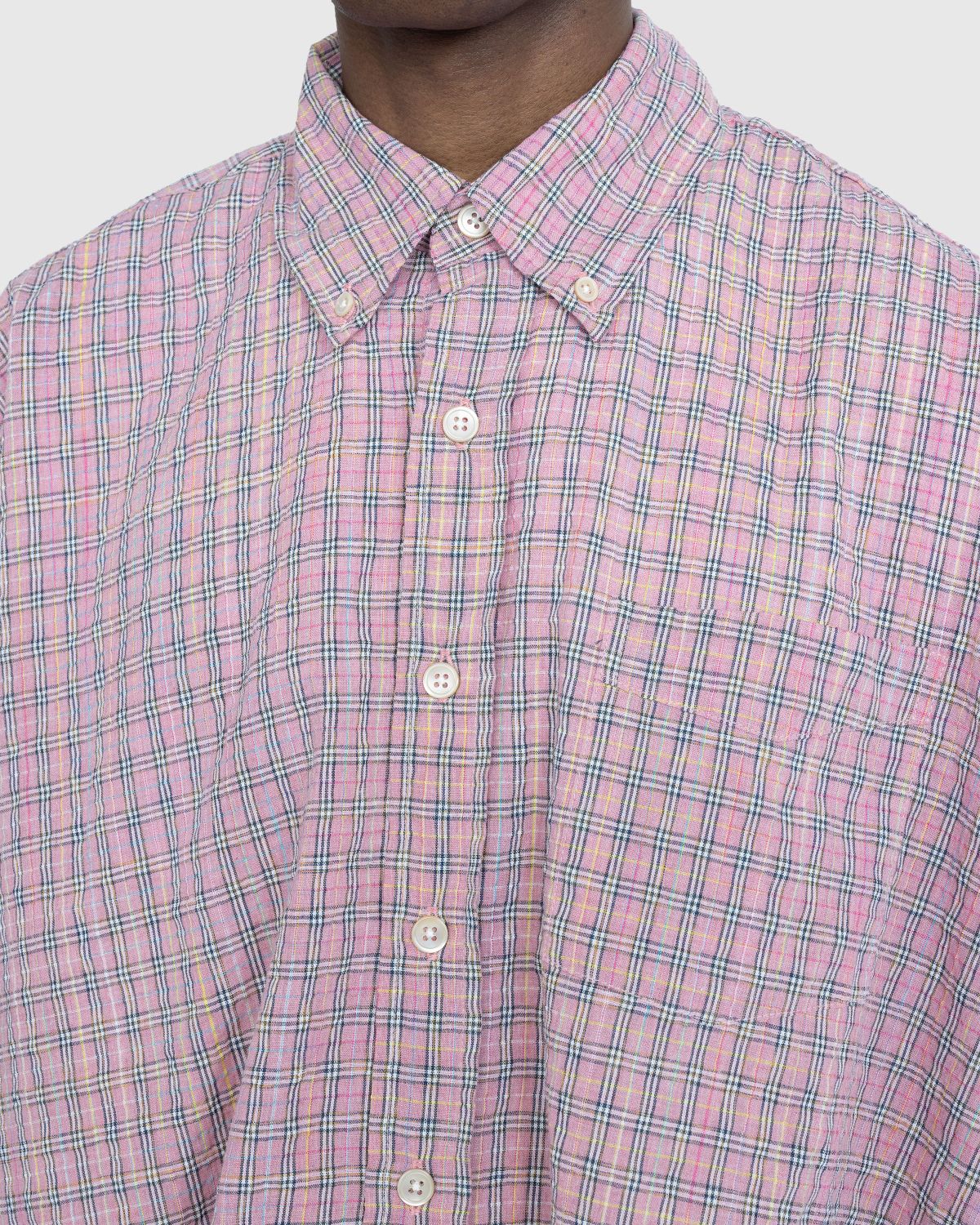 Our Legacy – Borrowed BD Shirt Pink Kimble Check | Highsnobiety Shop