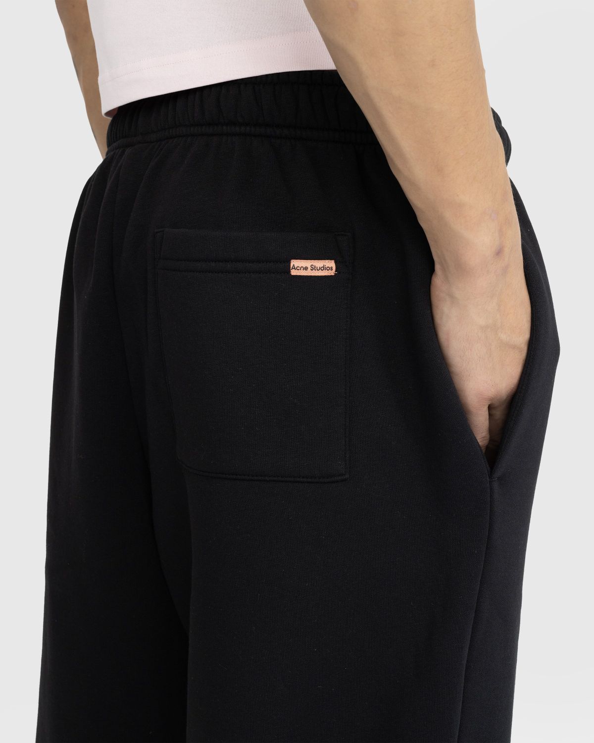 Highsnobiety Acne Studios – Sweatpants Cotton Black | Shop