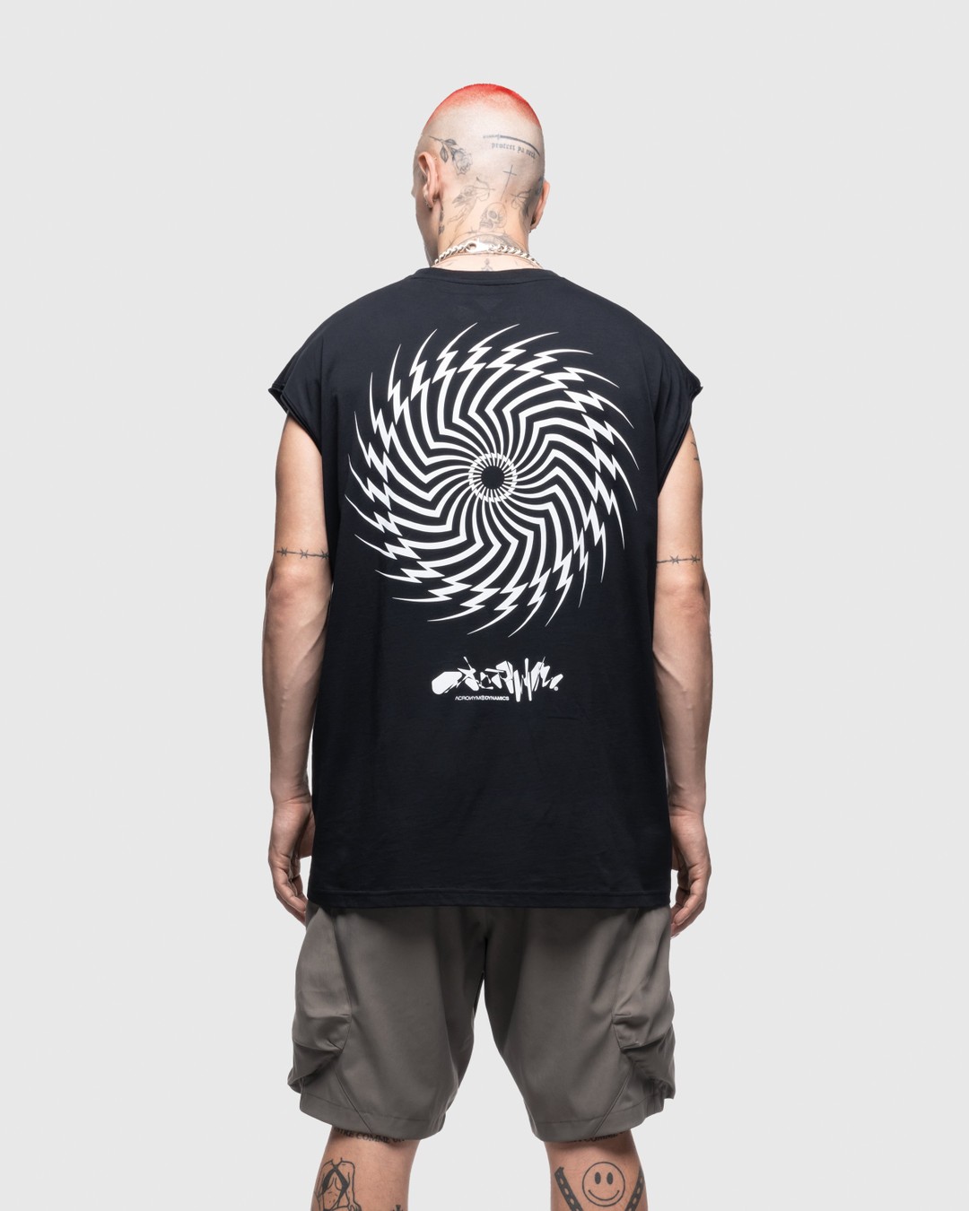 ACRONYM – S25-PR-C Pima Cotton Sleeveless T-Shirt Black