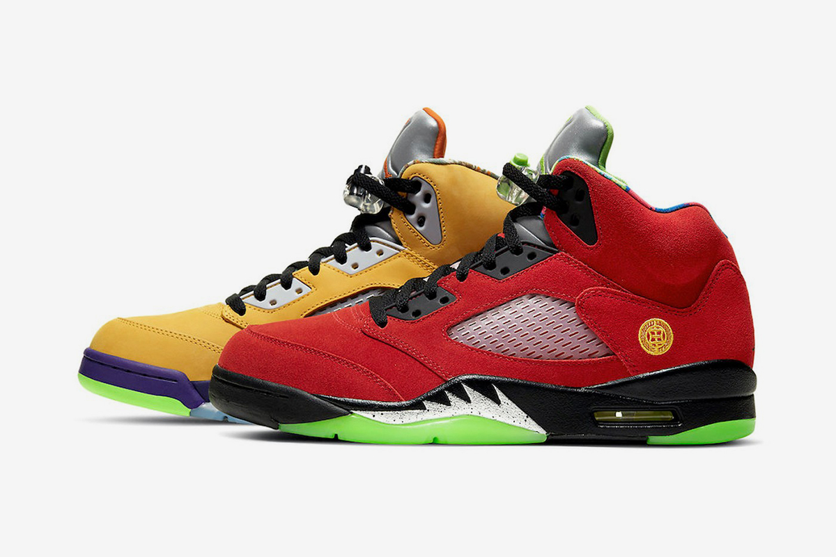 bandeja Riego cascada Air Jordan 5 "What The": Official Images & Release Info