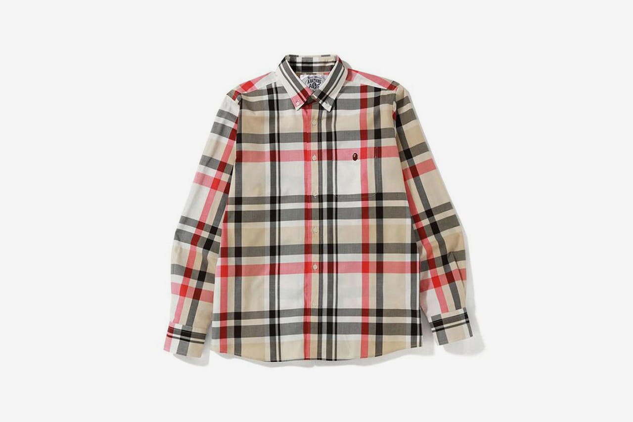 BAPE References Burberry in New Check Capsule