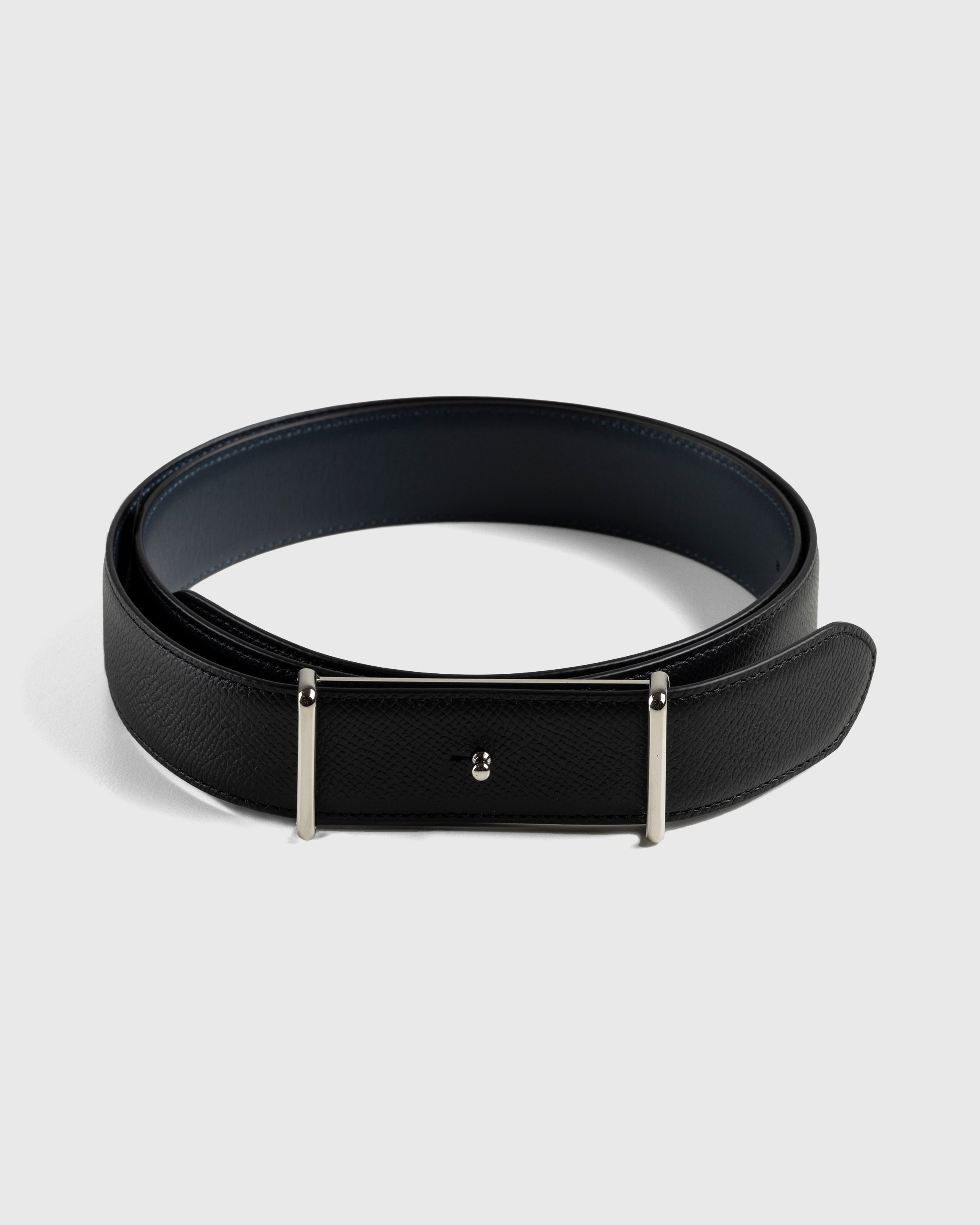 Maison Margiela – Belt Shop | Black Buckle Reversible Logo Highsnobiety