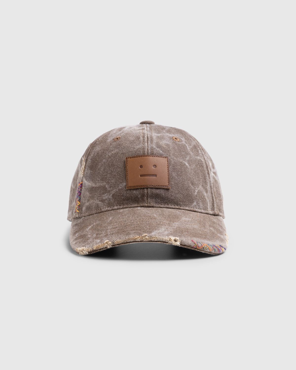 Acne Studios – Leather Cap Face Shop | Highsnobiety Brown Toffee Patch