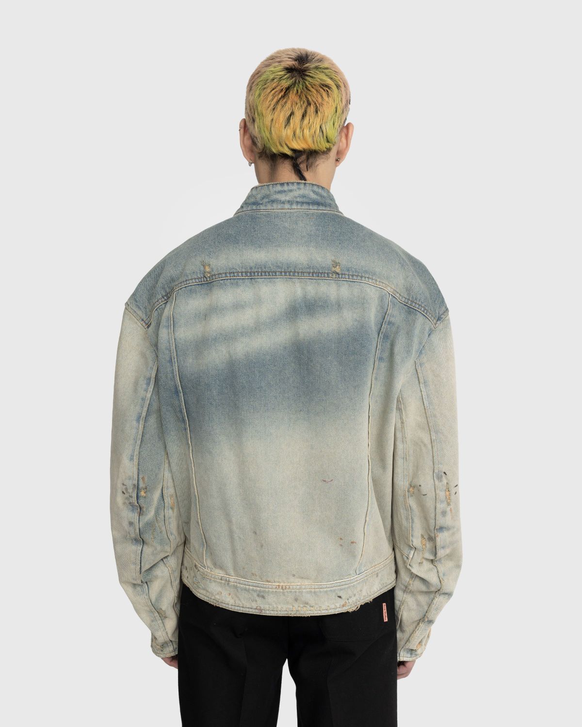 Diesel white denim on sale jacket