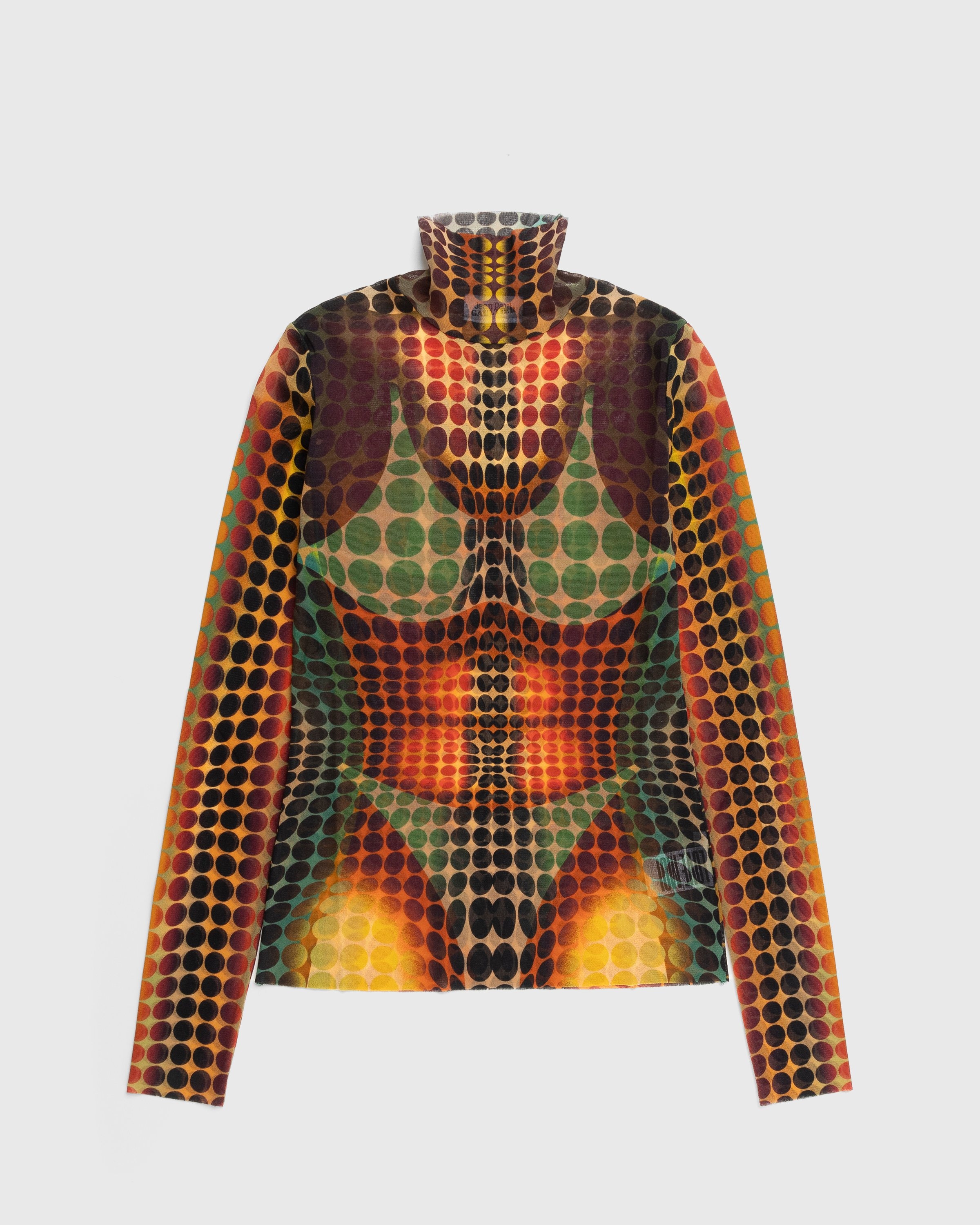 Jean Paul Gaultier – High Neck Longsleeve Top Orange | Highsnobiety Shop
