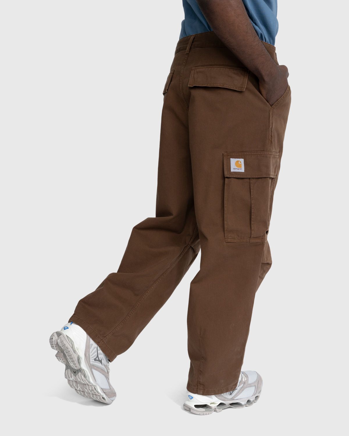 Carhartt WIP cole relaxed cargo pants in brown
