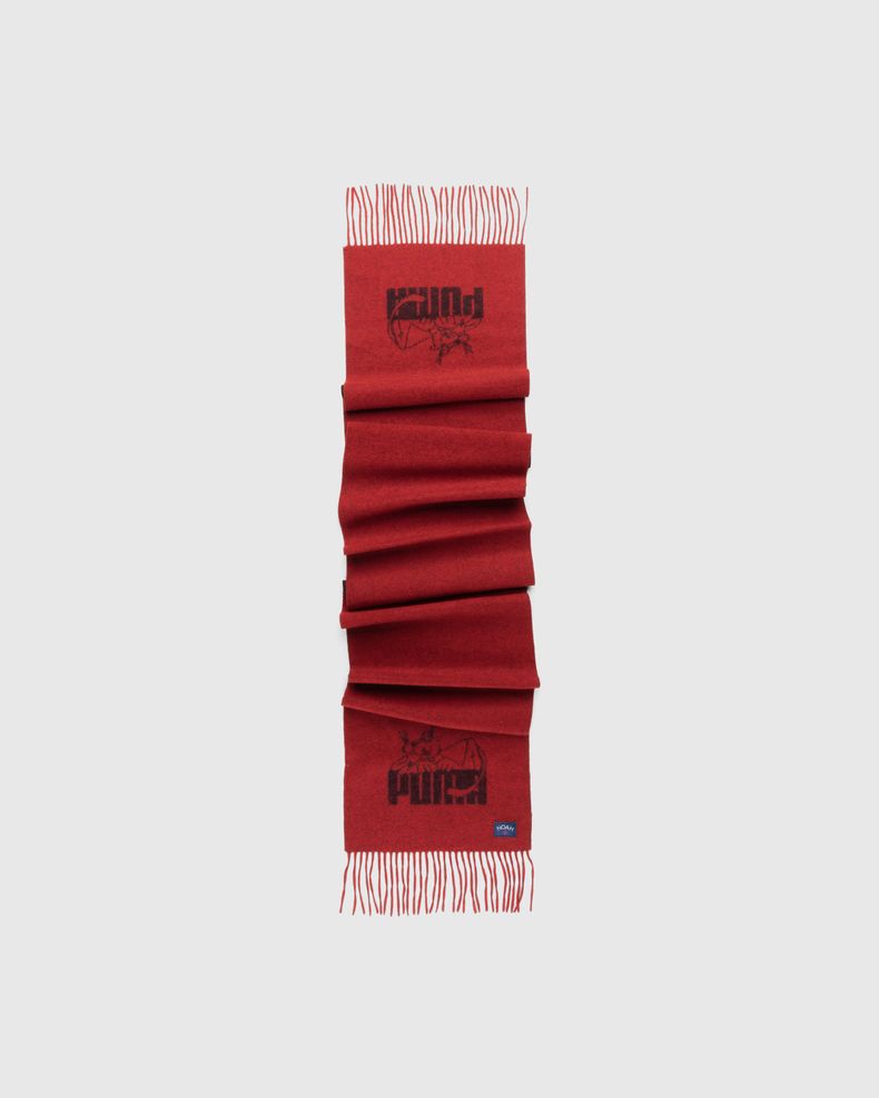 Puma x Noah – Wool Scarf Red | Highsnobiety Shop