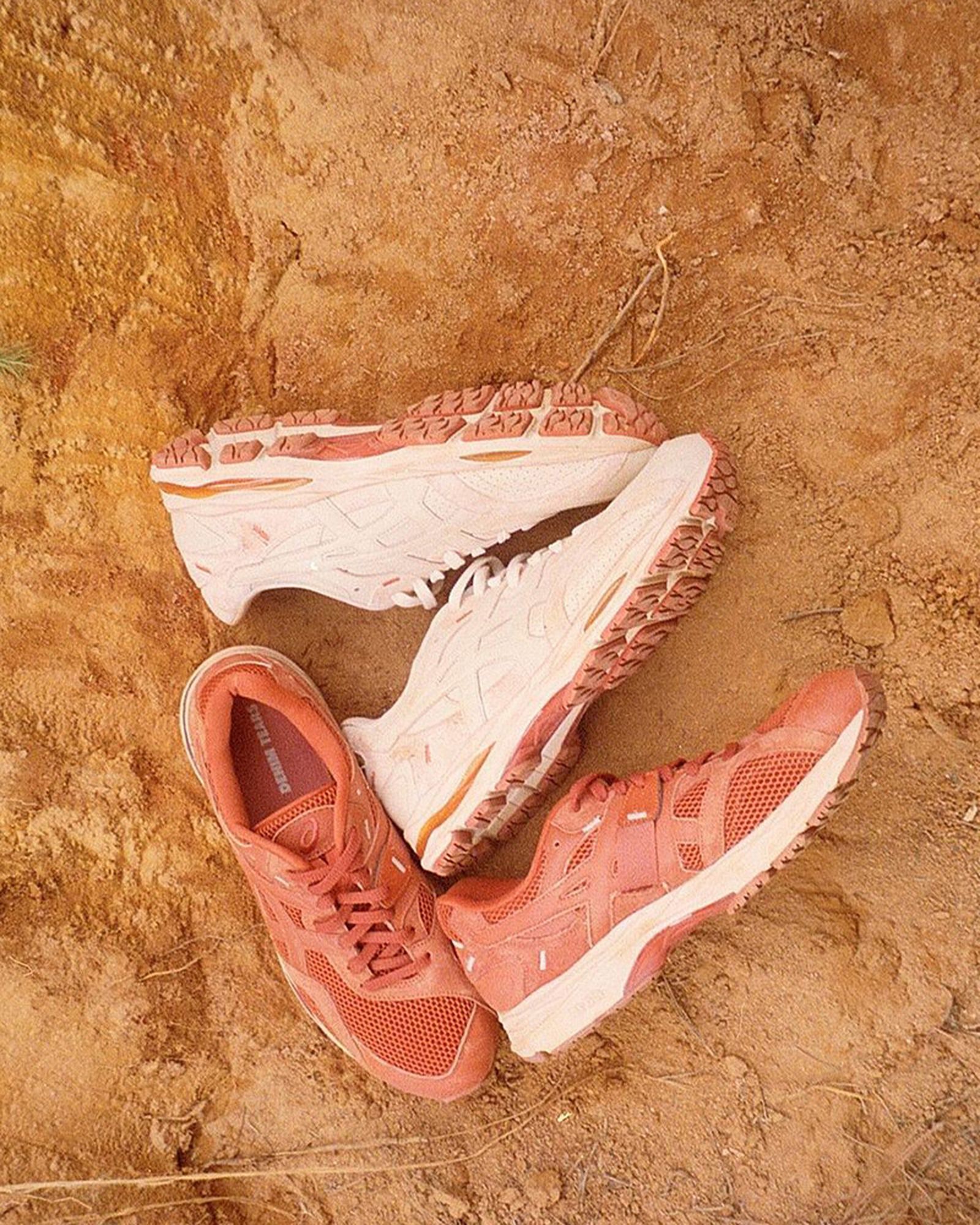 Denim Tears ASICS GEL-MC Plus “Red Clay”: Official Images Info