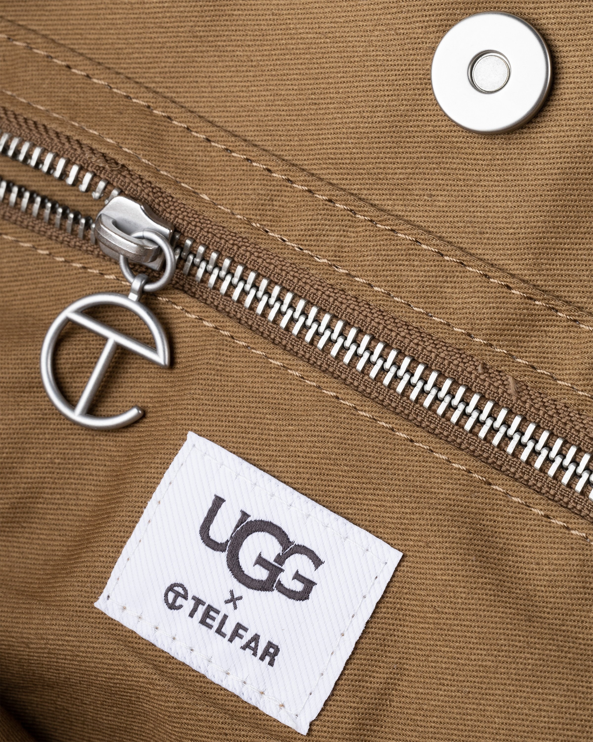 UGG x Telfar Shopping Bag MEDIUM Chestnut in Shearling