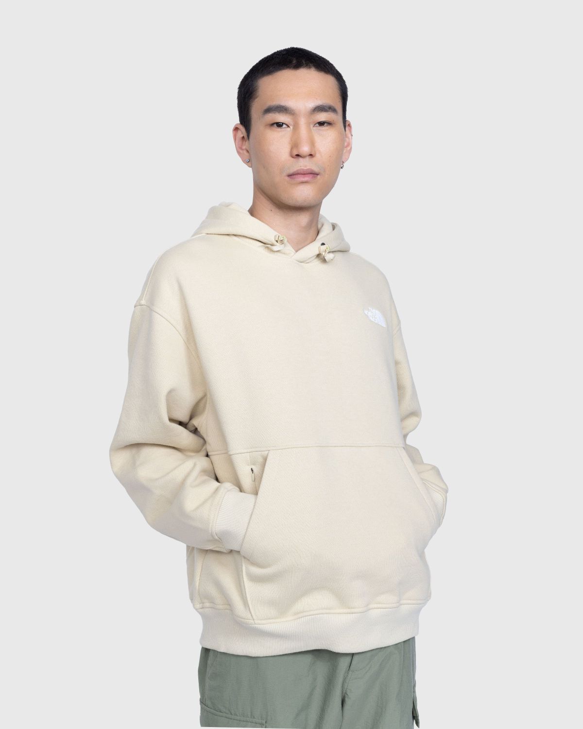 Cream north 2024 face hoodie