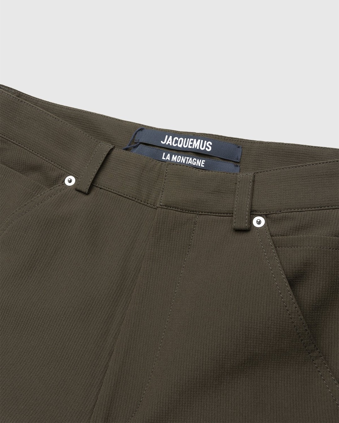 JACQUEMUS – Le Pantalon Peche Dark Khaki