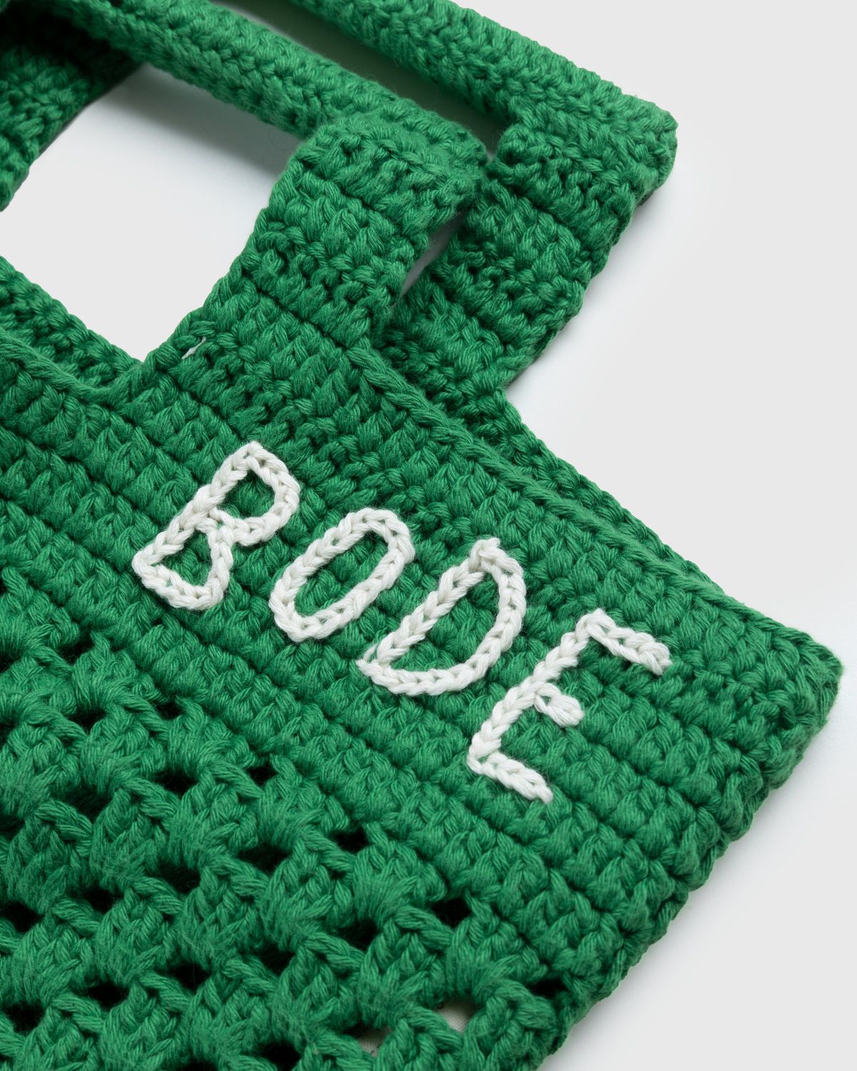Bode – Crochet Tote Green | Highsnobiety Shop