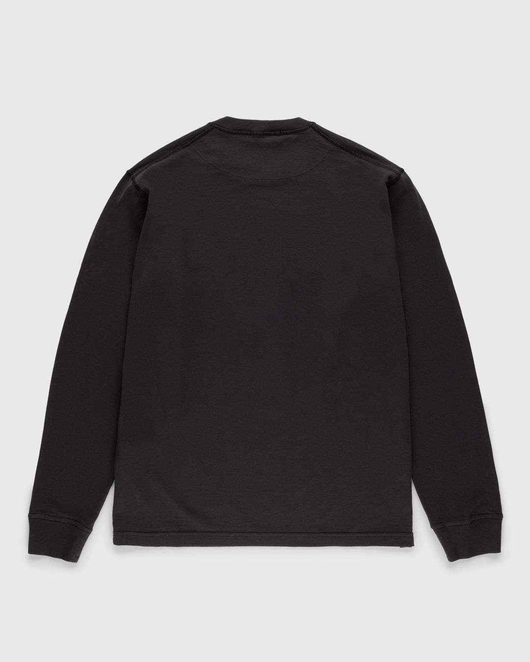 Stone Island – Fissato Longsleeve T-Shirt Charcoal | Highsnobiety Shop