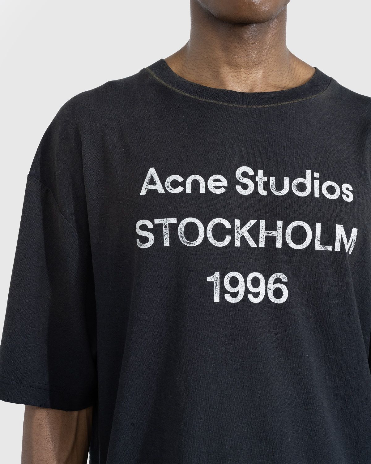 Acne Studios – Logo T-Shirt Black | Highsnobiety Shop