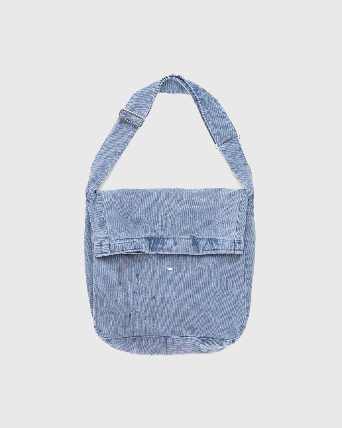 Washed Denim Messenger Bag Minimalist Shoulder Bag High -  Finland