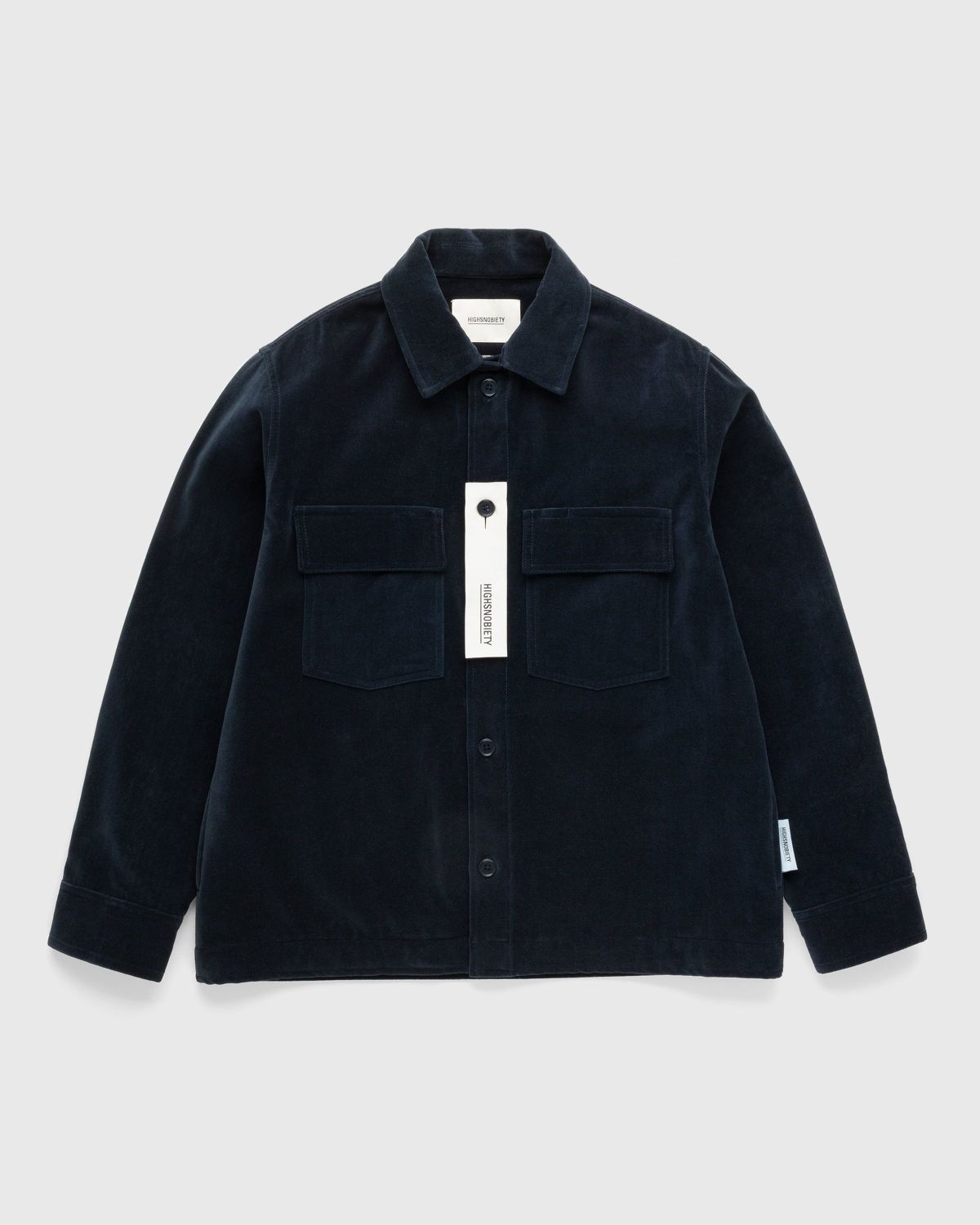 Highsnobiety – Moleskin CPO Shirt Navy