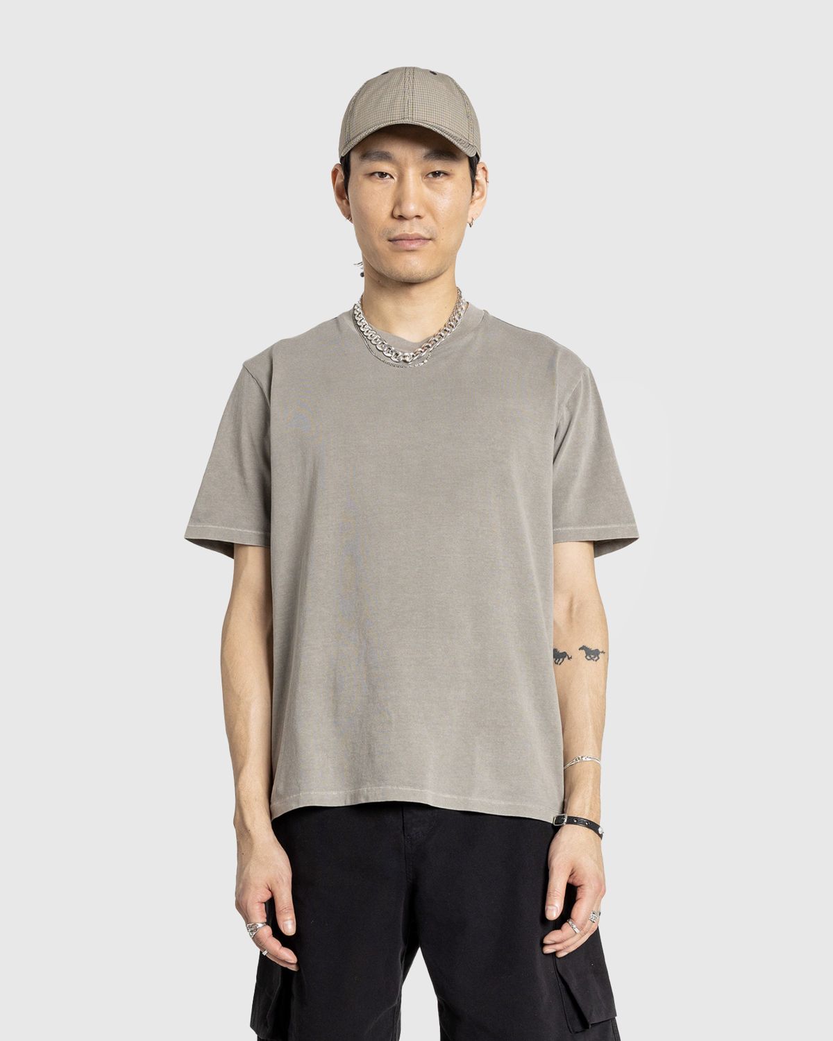 Our Legacy – Box T-Shirt Worn Gray Legacy Jersey