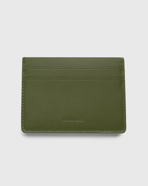 Jil Sander – Leather Card Holder Green | Highsnobiety Shop