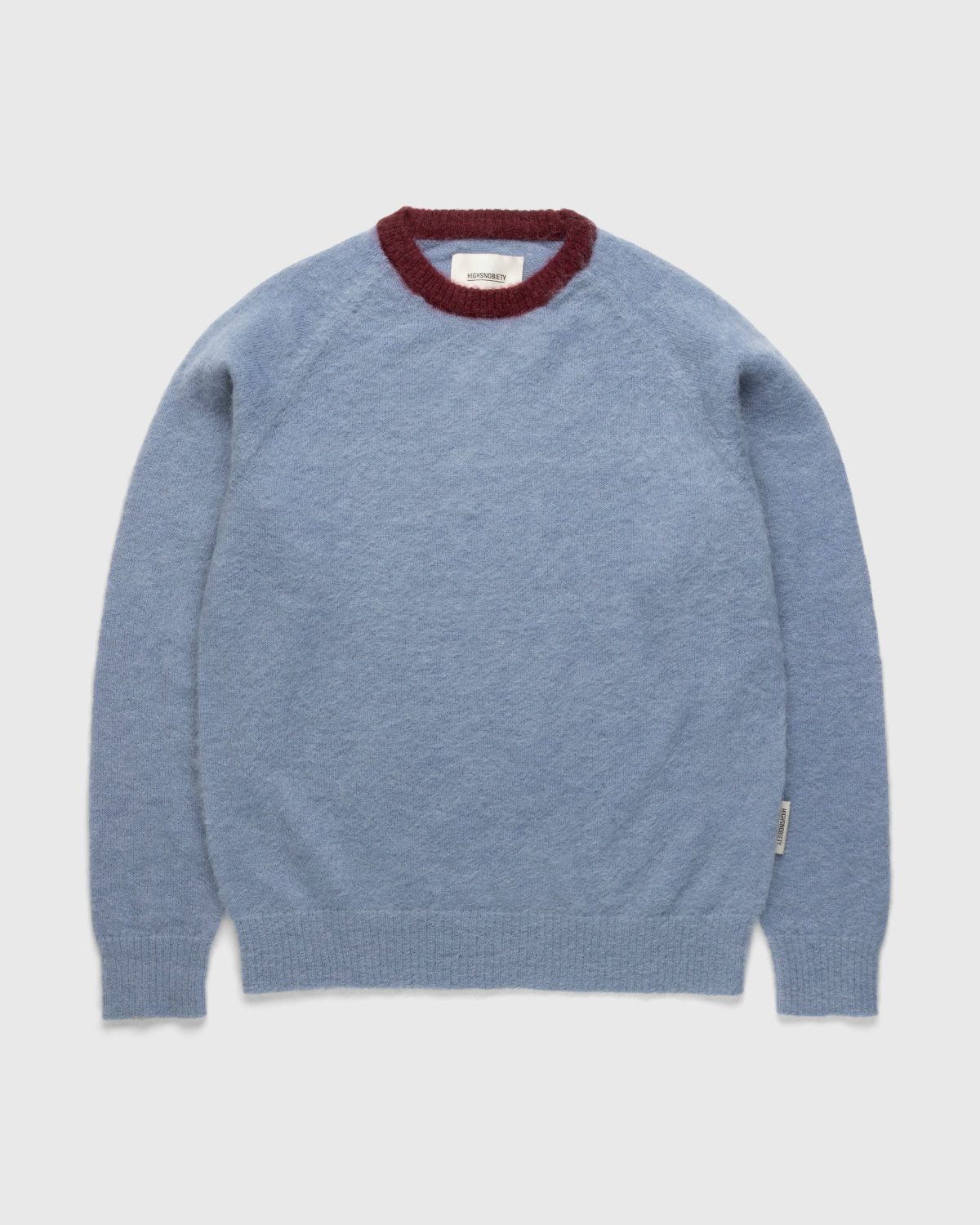 Highsnobiety – Alpaca Sweater Baby Blue | Highsnobiety Shop