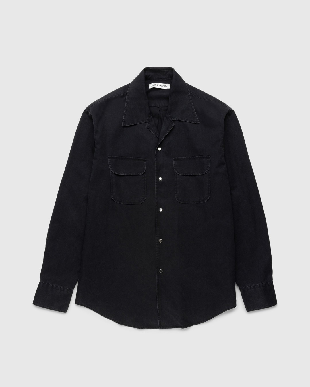 Our Legacy – Poco Shirt Black Cosmic Twill