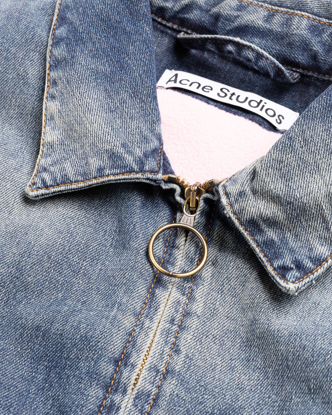 Acne Studios – Denim Padded Jacket Blue | Highsnobiety Shop
