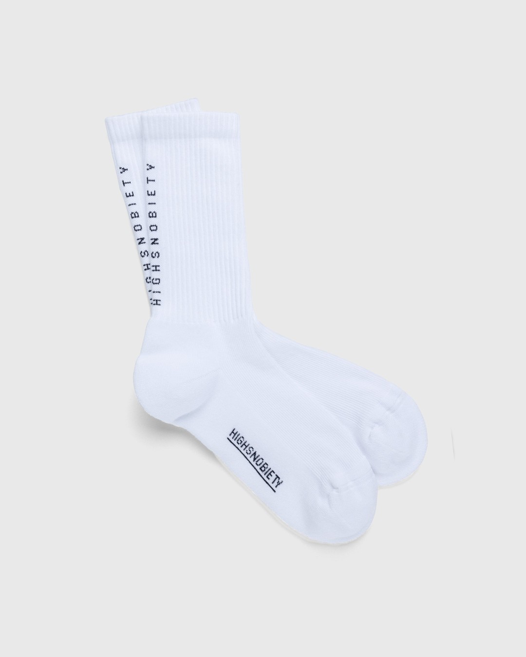Highsnobiety – Logo Socks White | Highsnobiety Shop