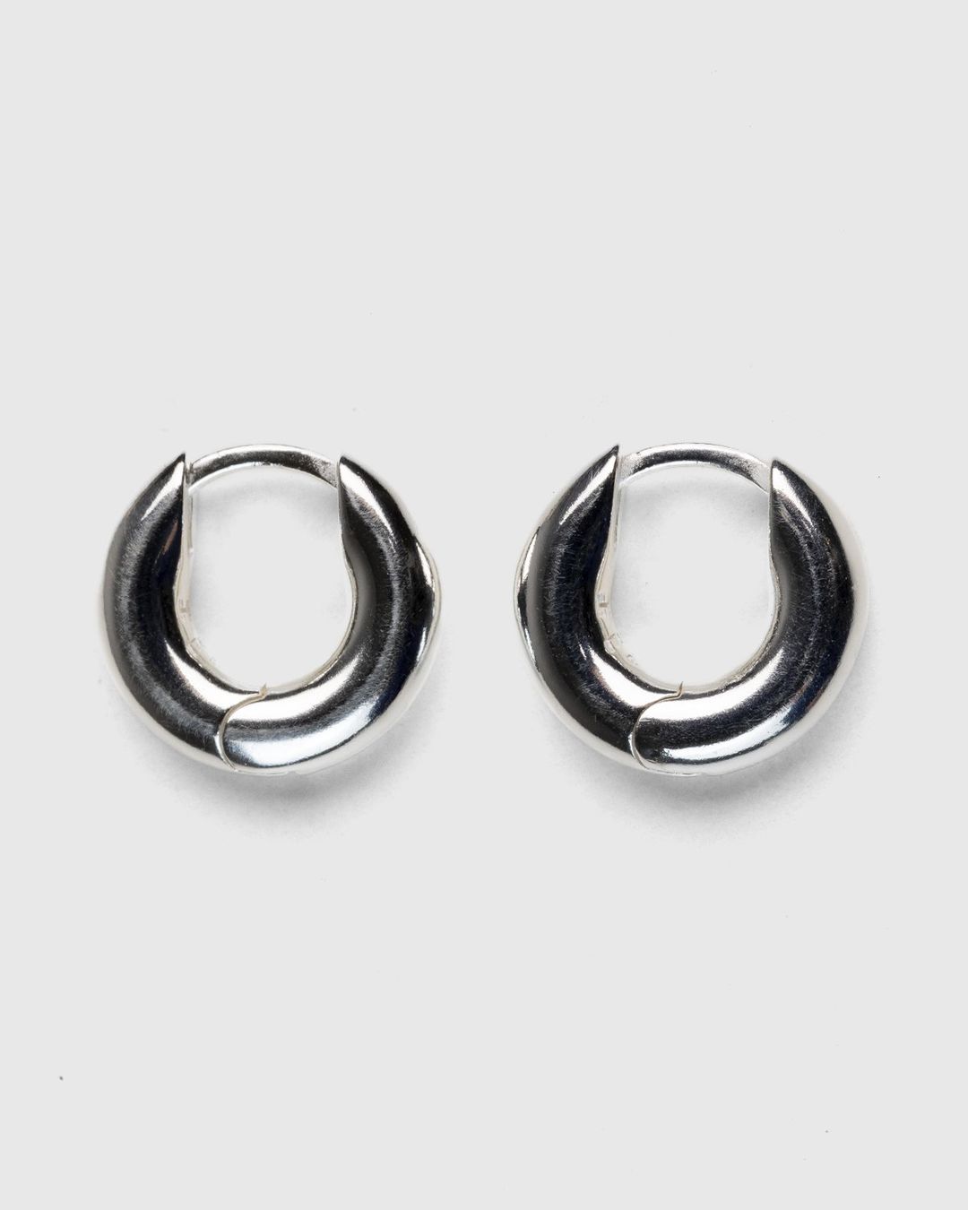 Hatton Labs Round Hoop Earrings Silver Highsnobiety Shop