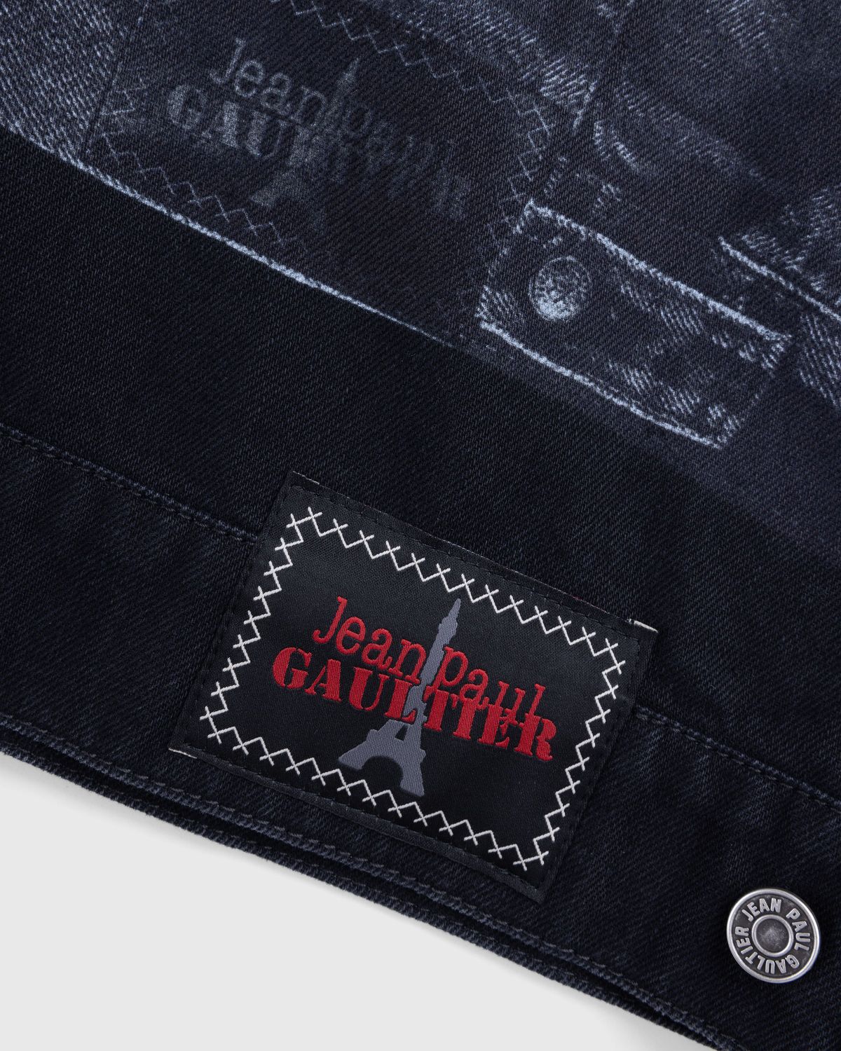 Jean Paul Gaultier – Trompe L'œil Denim Jacket Black