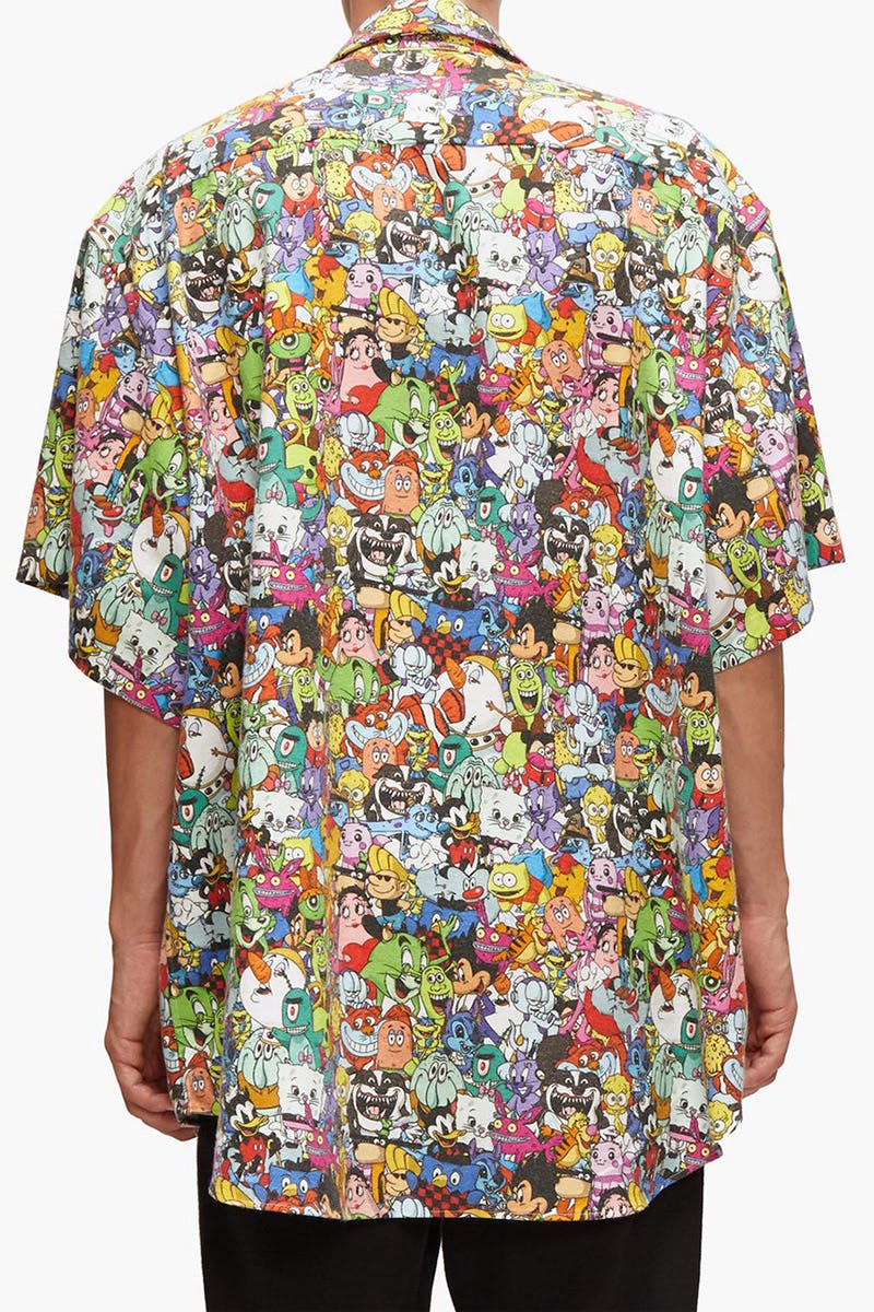 Vetements Releases Colorful Cartoon Print Shirt