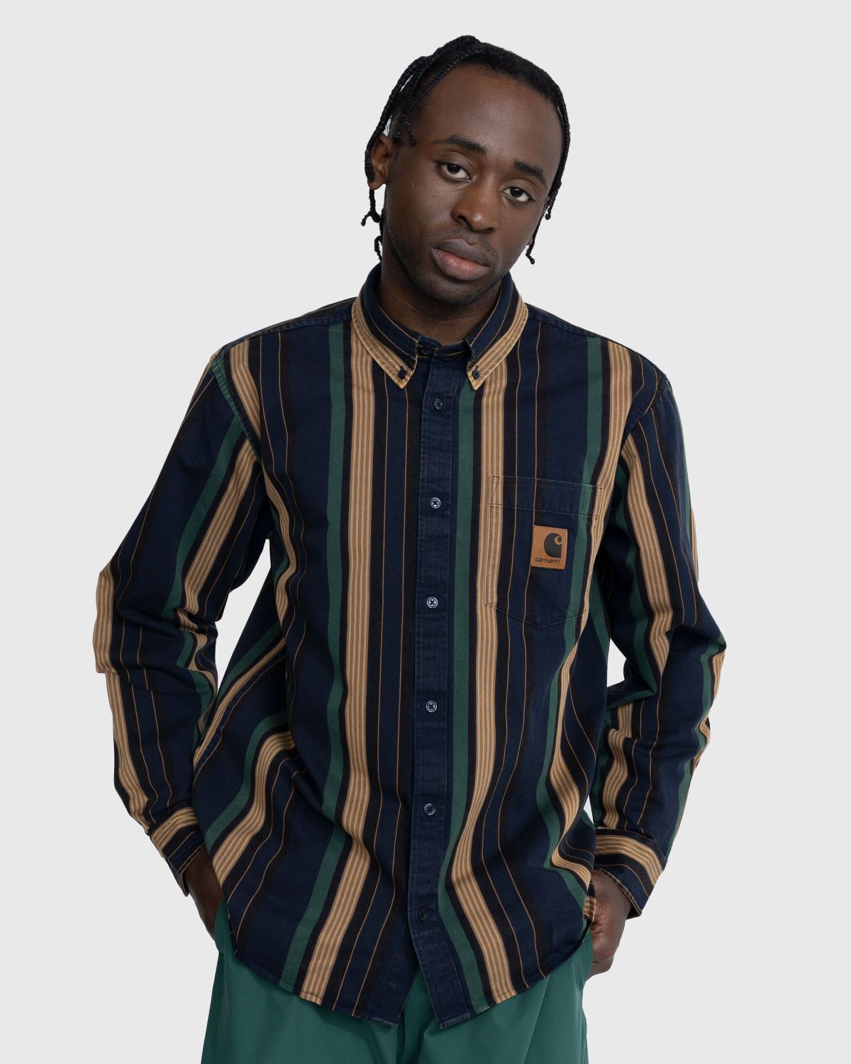 Carhartt W.I.P. Monterey Shirt Jacket Tamarind Worn Washed