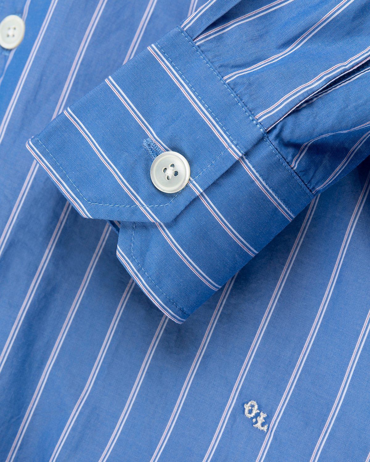 Our Legacy – Borrowed Shirt Blue/White Classic Stripe