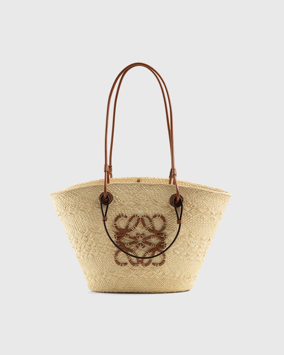 Loewe Basket Small Bag in Natural & Tan