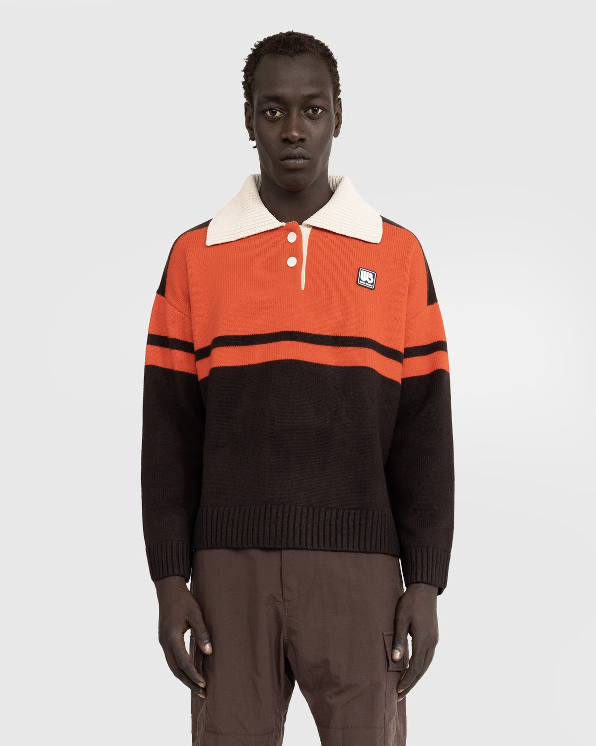 Wales Bonner – Calm Polo Chestnut Brown/Ivory/Ruby Red | Highsnobiety Shop