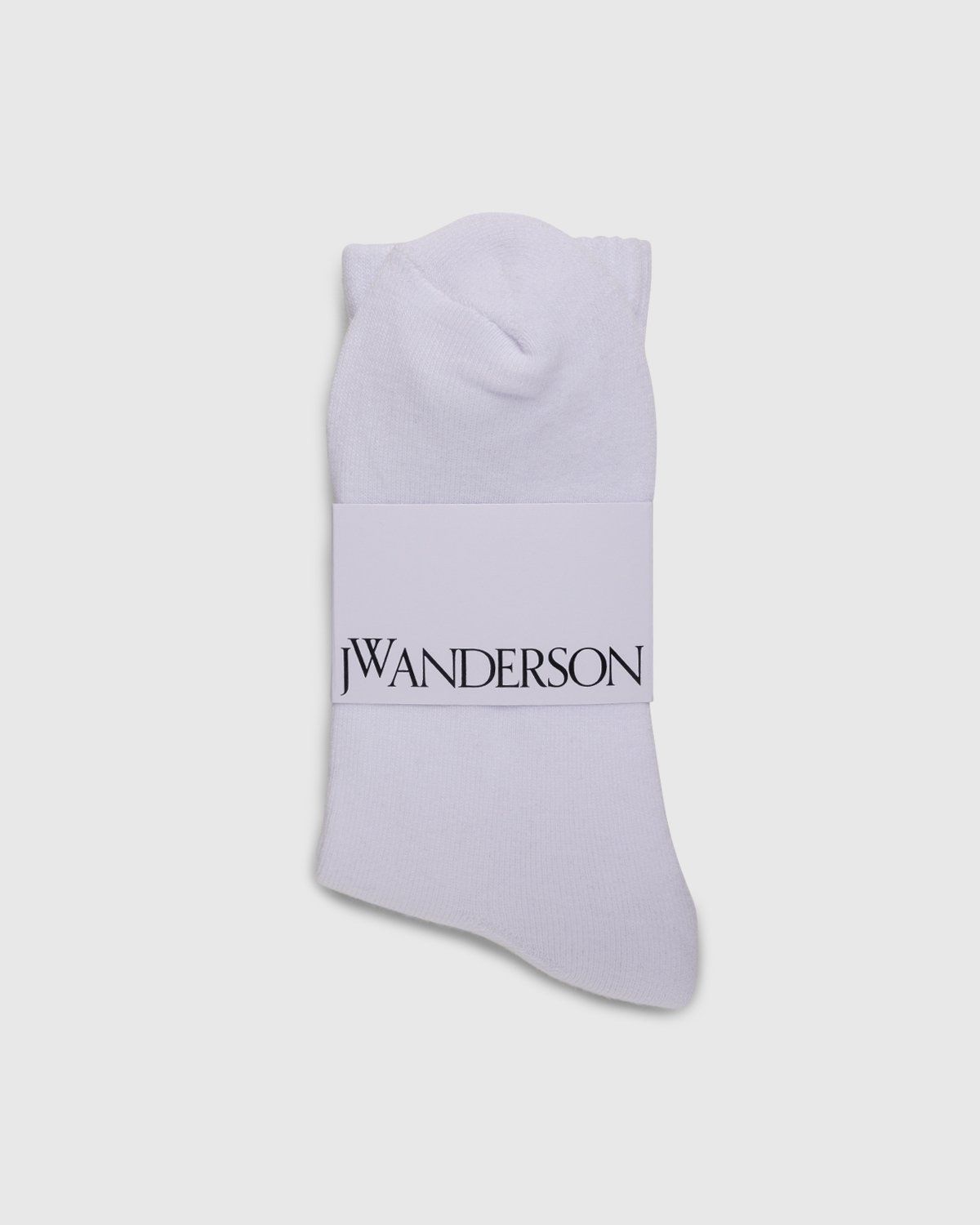 JW Anderson: Orange & Pink Logo Grid Socks