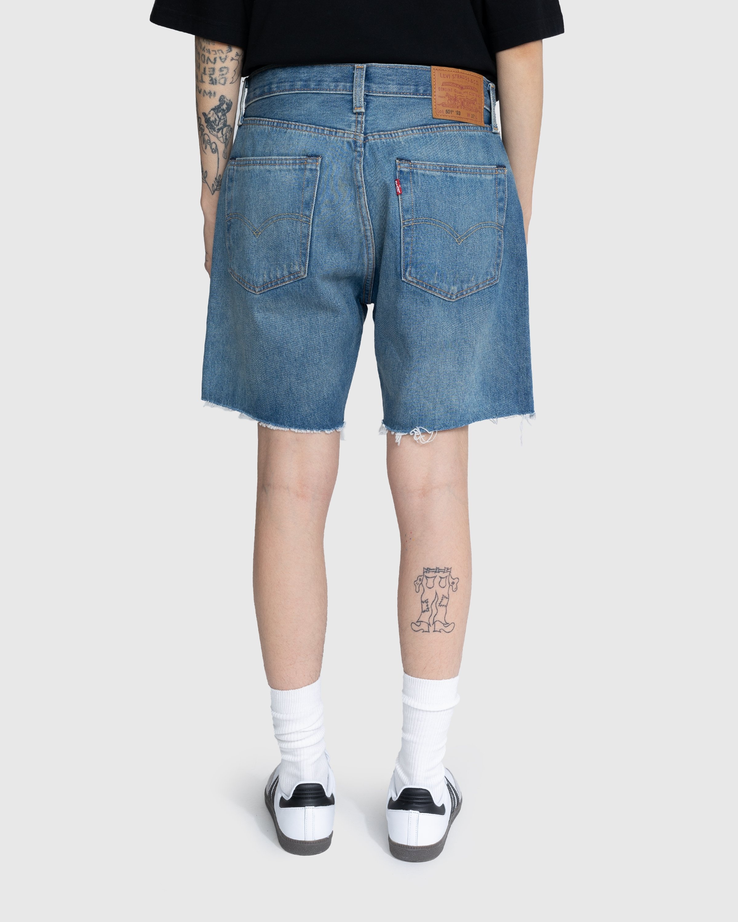 Levi's 501 Original Medium Blue Denim Shorts