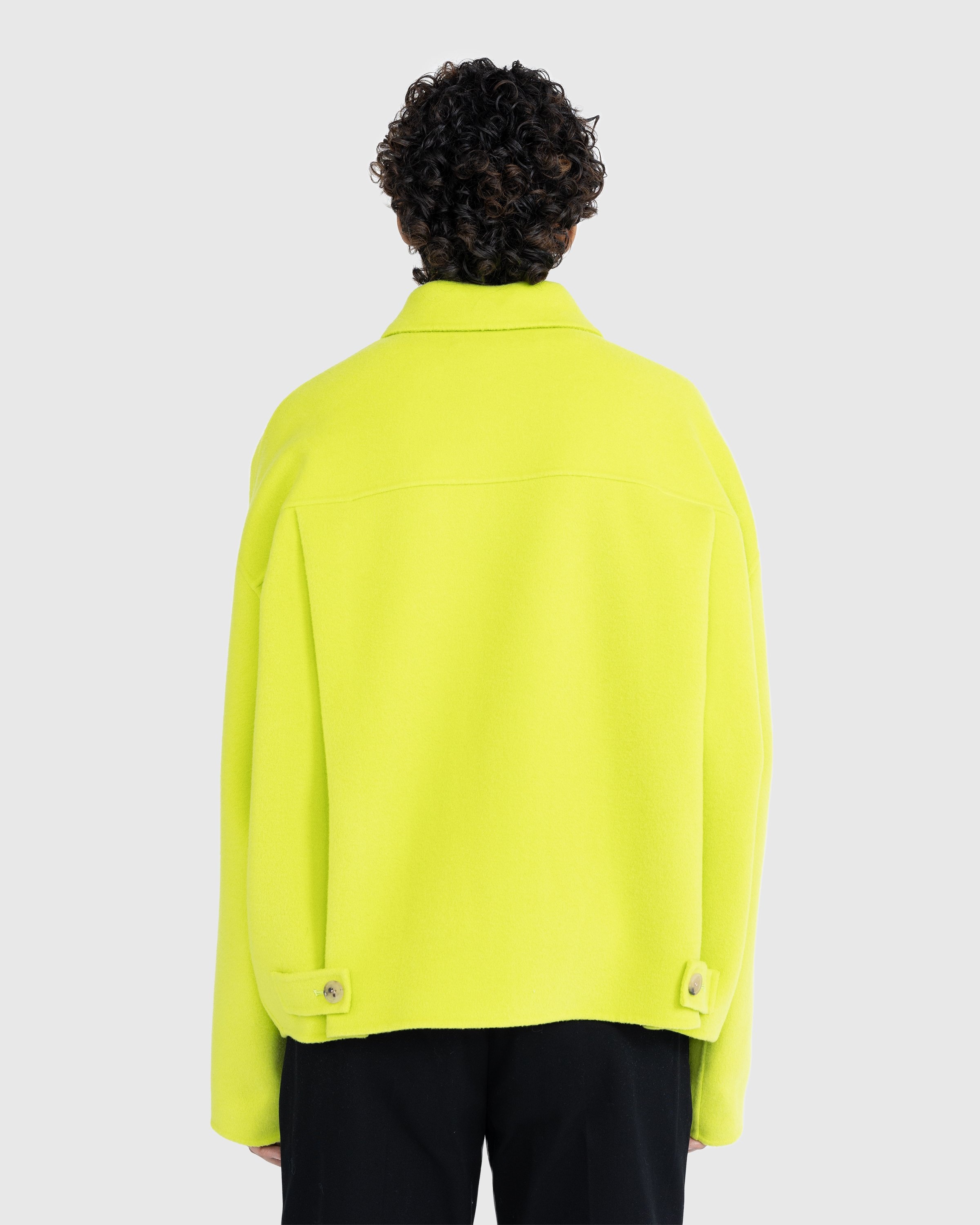 Acne Studios – Wool Zipper Jacket Lime Green | Highsnobiety Shop