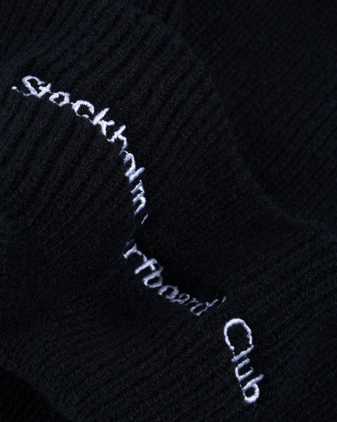 Stockholm Surfboard Club – Mossa Beanie Black | Highsnobiety Shop