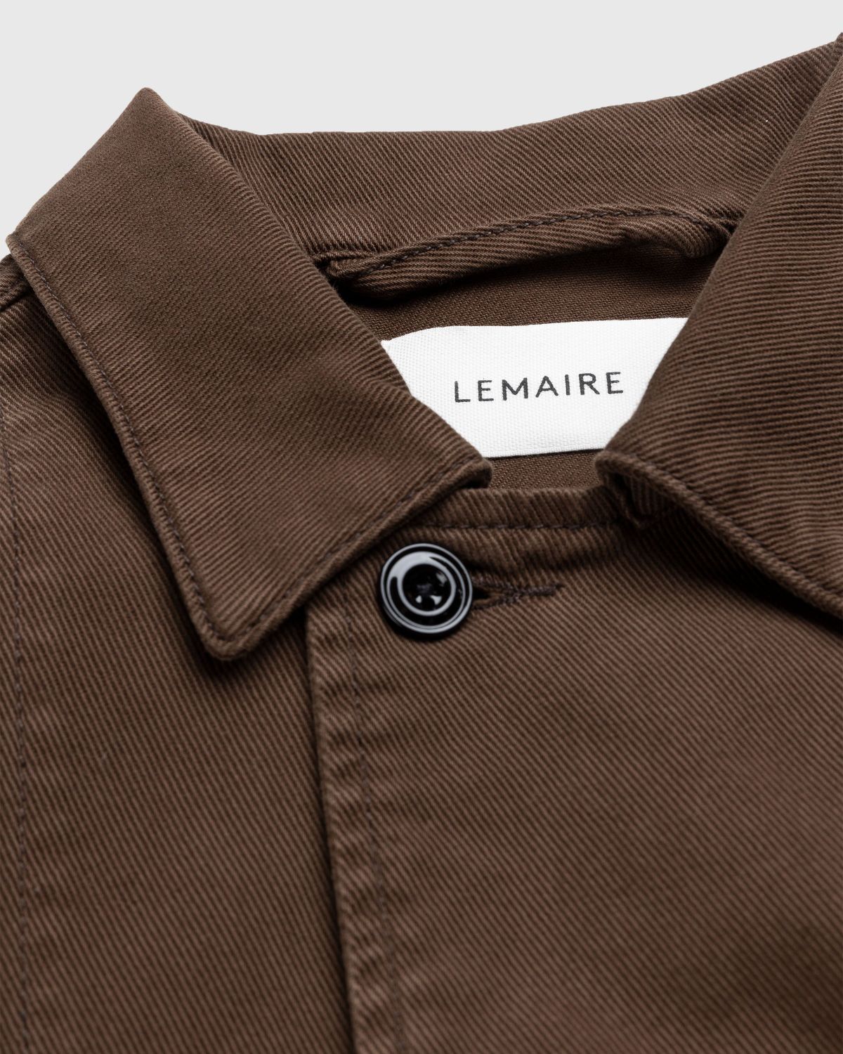 Lemaire – Boxy Jacket Dark Brown | Highsnobiety Shop