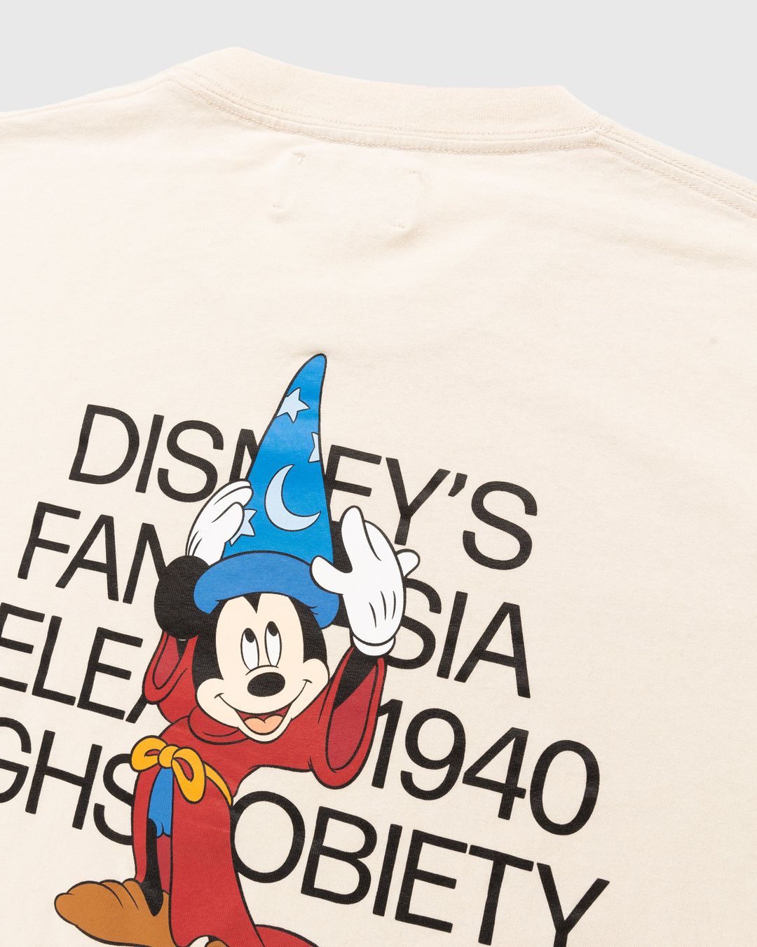 Disney Fantasia x Highsnobiety – Sorcerer Mickey T-Shirt Eggshell ...