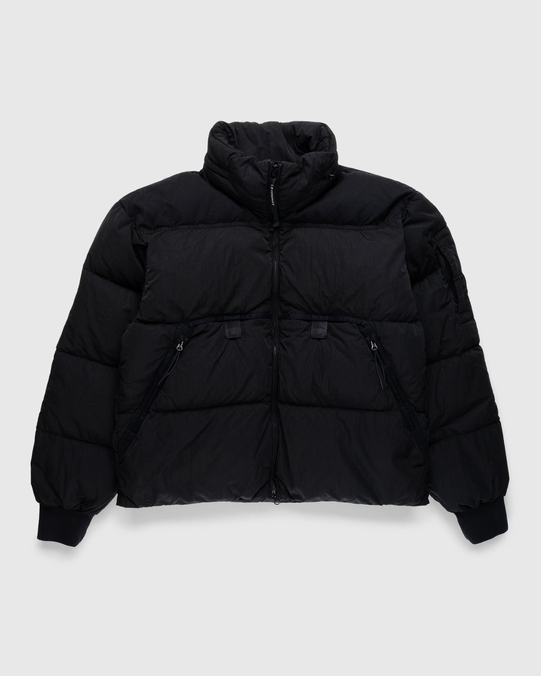 C.P. Company – Quilted Nylon Jacket Black | Highsnobiety Shop