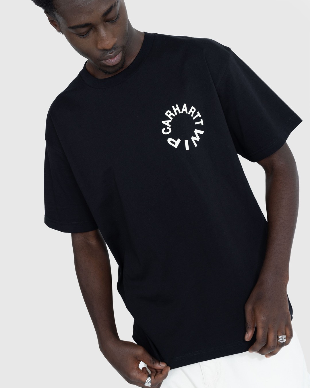 Carhartt WIP – Work Varsity T-Shirt Black/Wax - Size S