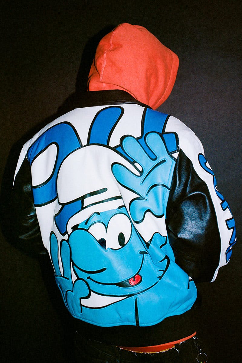 supreme smurf sweater