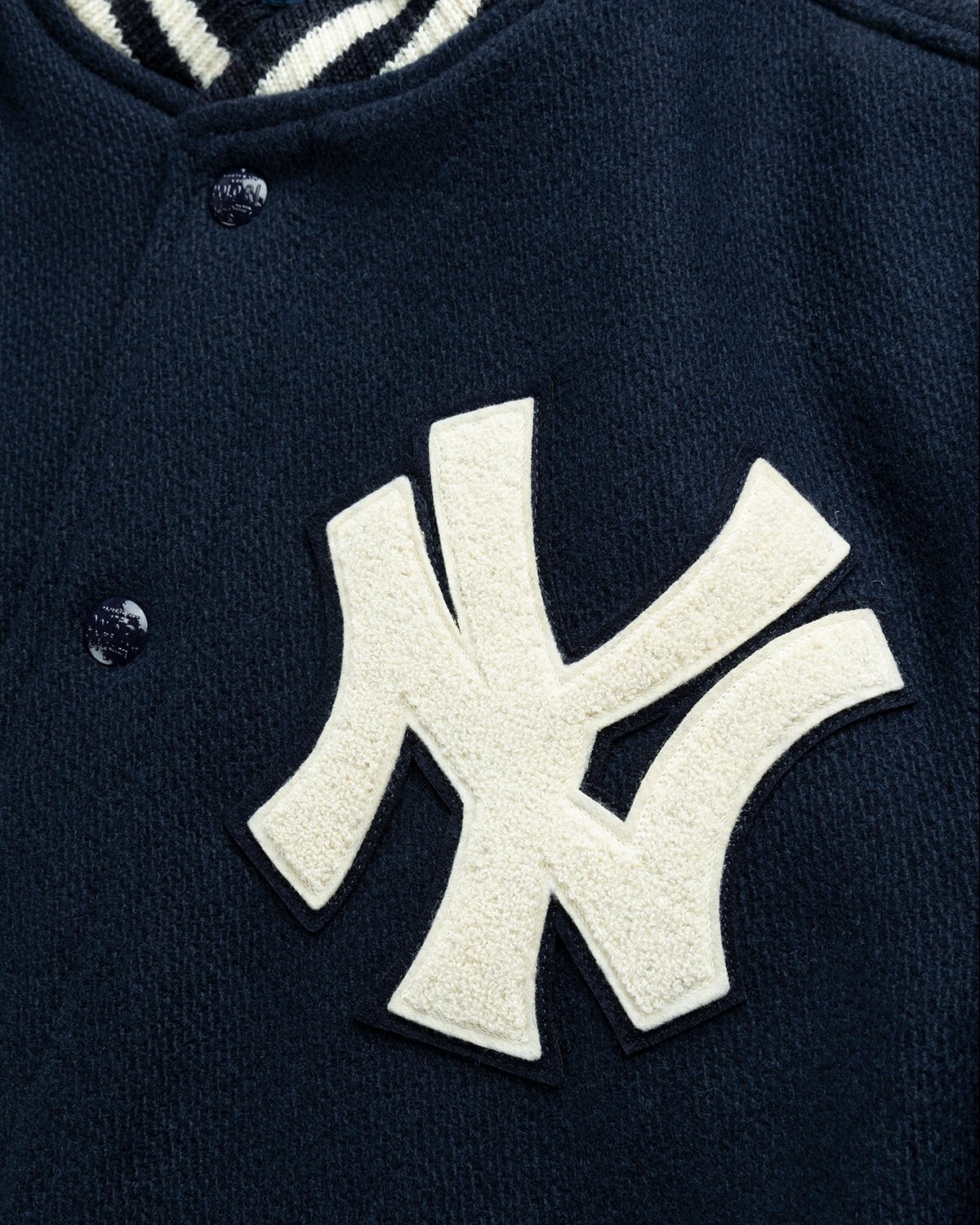 Varsity Bomber Blue NY Yankees Wool Jacket - Jacket Makers
