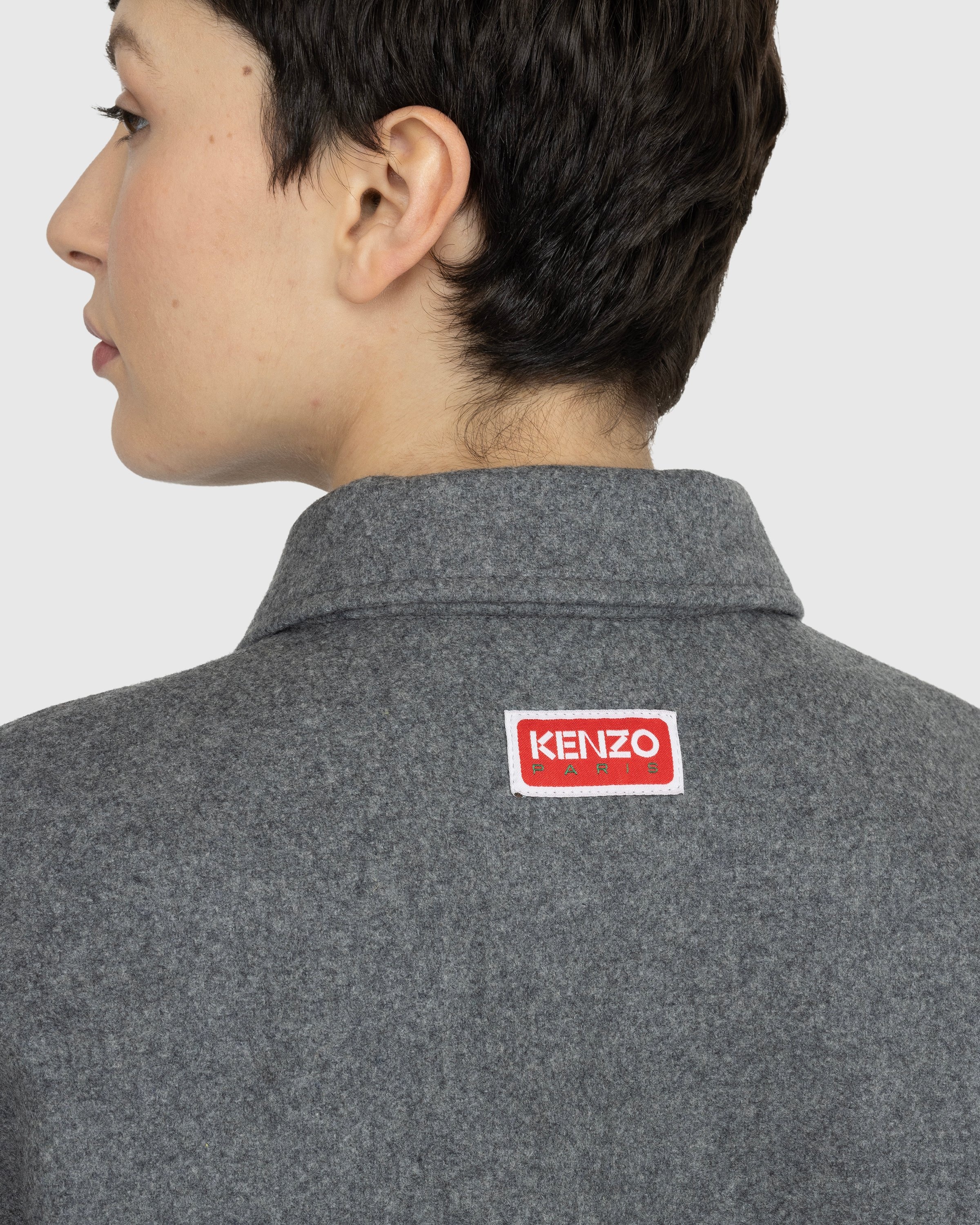 Kenzo – Wool 'BOKE FLOWER 2.0' Overshirt | Highsnobiety Shop