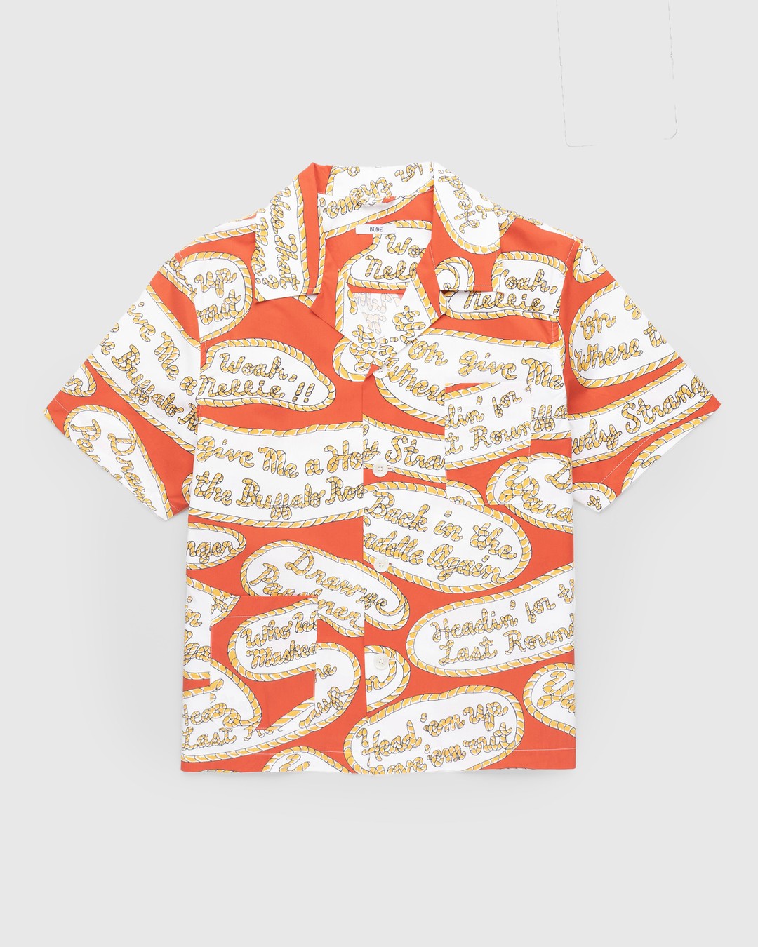Louis Vuitton Monogram Bandana Short-sleeved Shirt Orange/White
